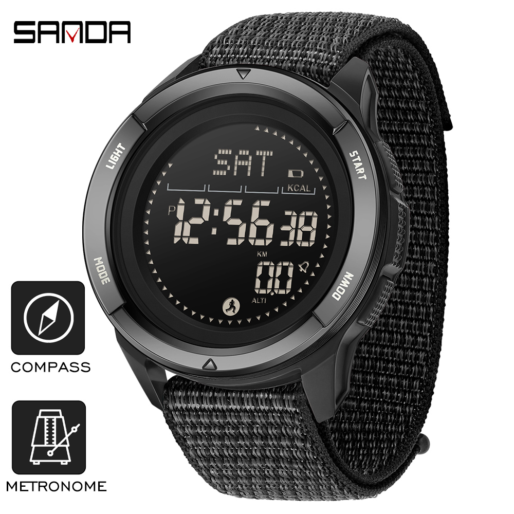 Metronome Digital - SANDA Brand Electronic Watches Mens Sports