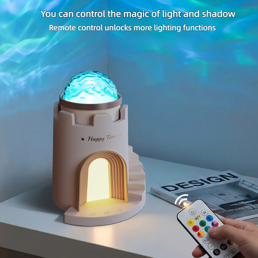 Audio Music Wave - Castle Water Wave Projector Night Light