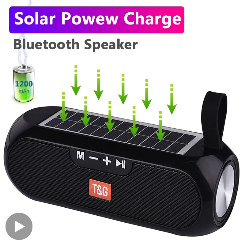 Audio Music System For Home - Solar Radio FM Outdoor Portable Wireless