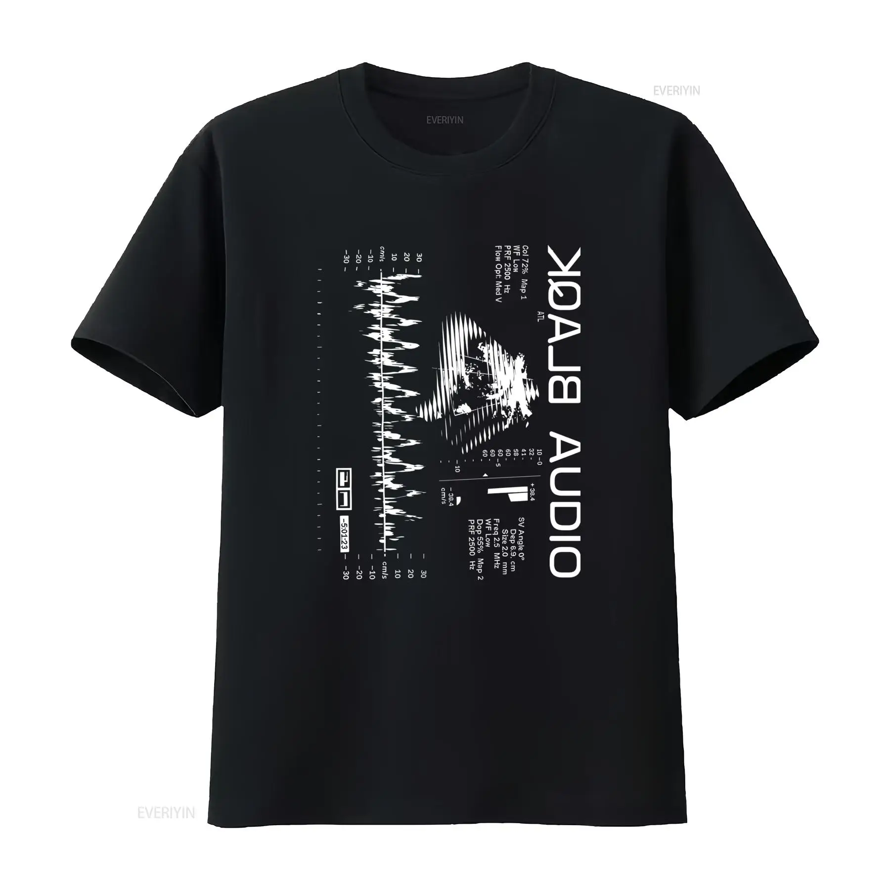 Audio Music Wave - Glitch Streetwear Audio Sound Wave Print