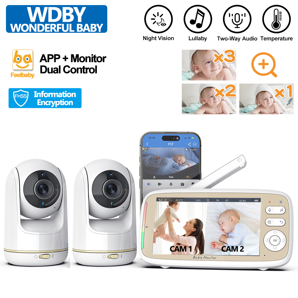 VB803 PRO Baby Monitor with 2p - Audio Music Videos recension och pris