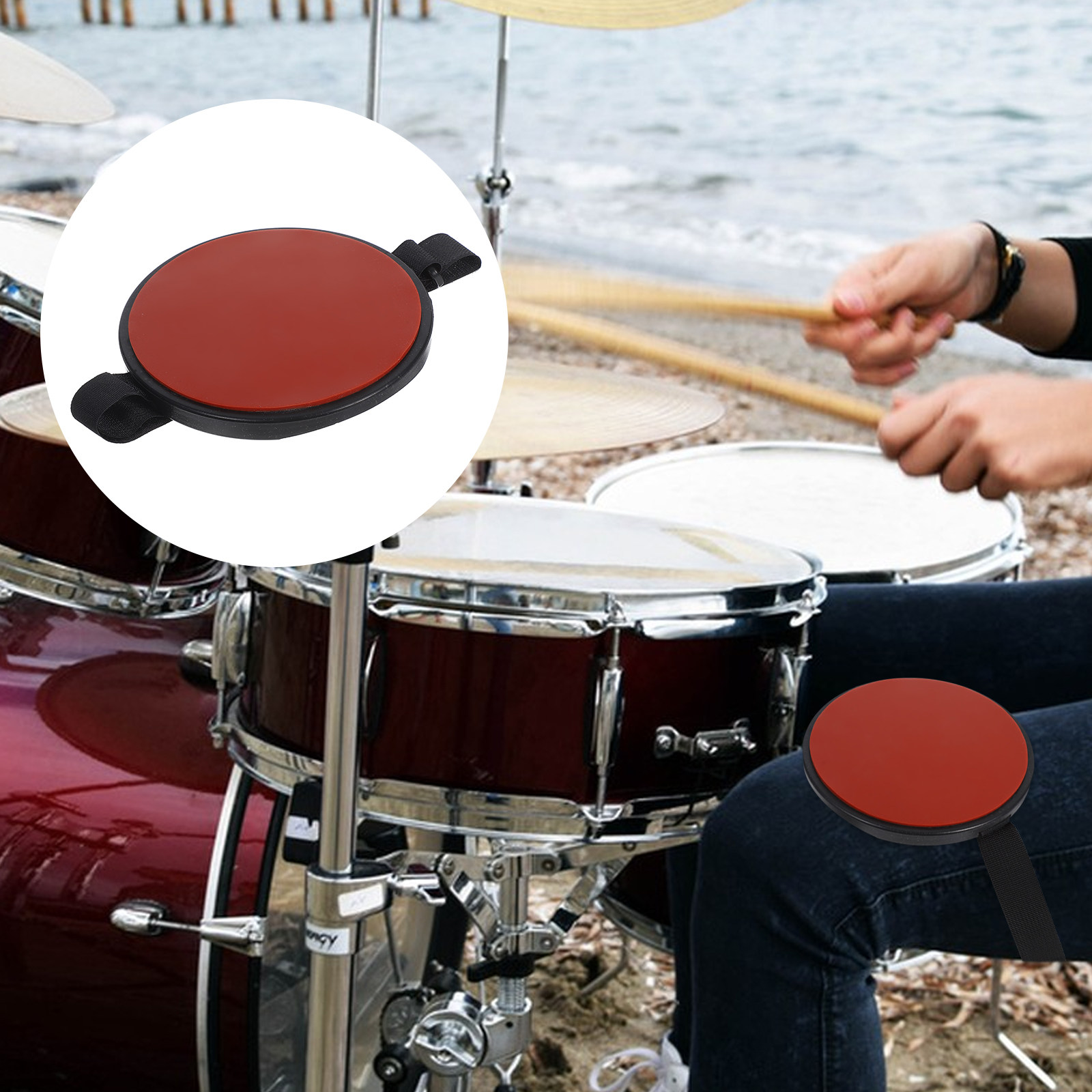 Drum Accessories Pads Bass Mat - Drum Practice Pad recension och pris