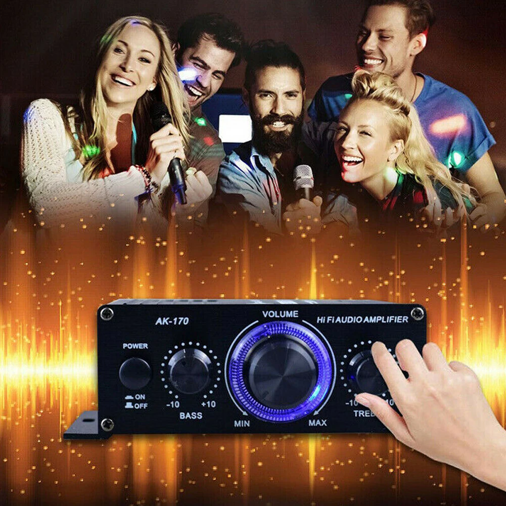 AK170 Mini Digital Power Audio - Audio Music Generator recension och pris