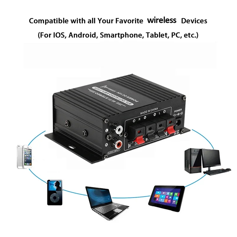 AK170 Mini Digital Power Audio - Audio Music Generator recension och pris