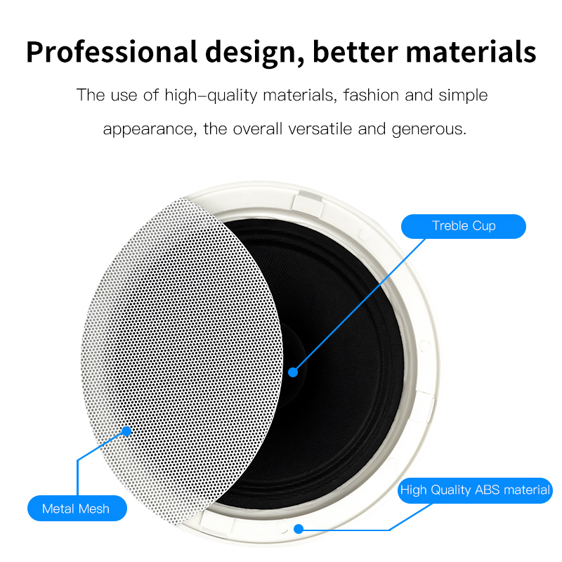 6 Inch 8ohm Ceiling Speaker Fu - Audio Music System For Home recension och pris