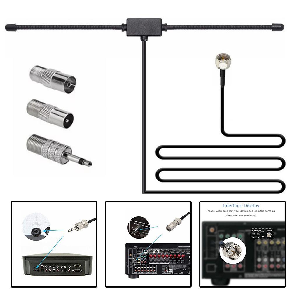 FM Radio Antenna FM Dipole Ant - Audio Music System For Home recension och pris
