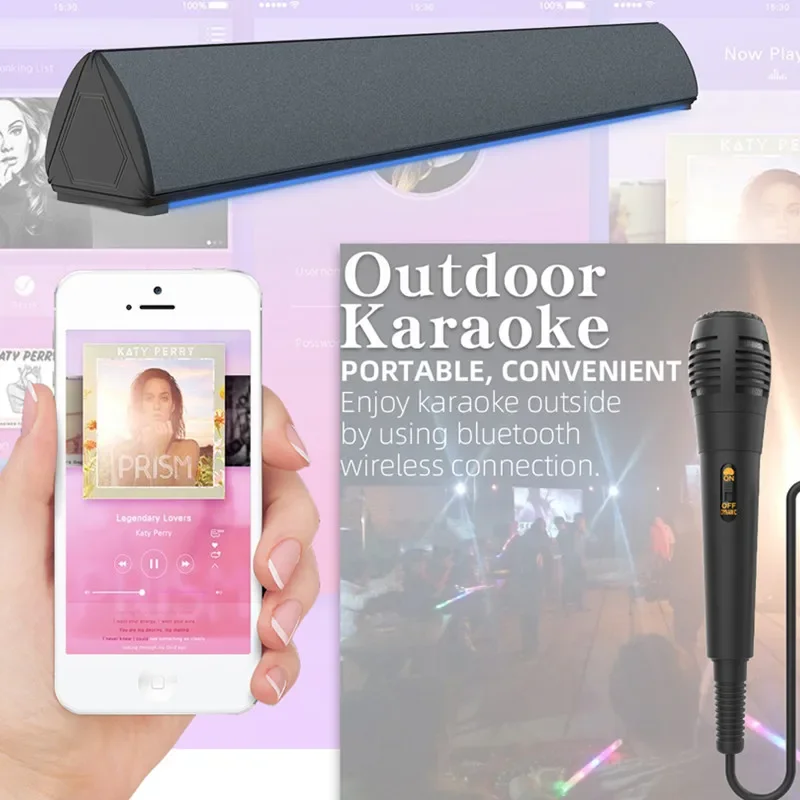 60W Wireless TV PC Soundbar Bl - Audio Music System For Home recension och pris