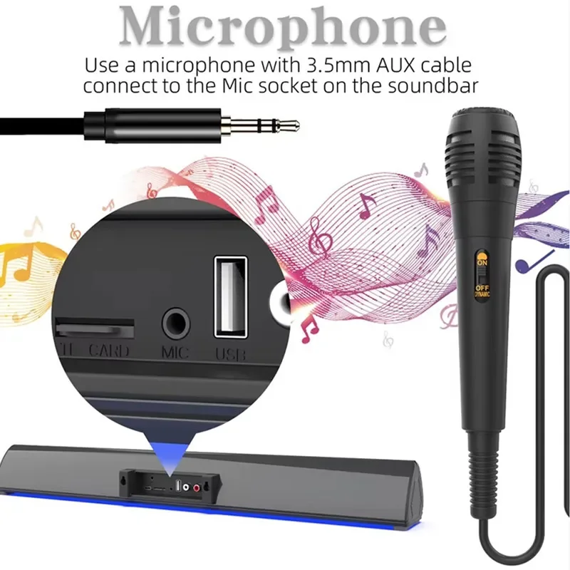 60W Wireless TV PC Soundbar Bl - Audio Music System For Home recension och pris
