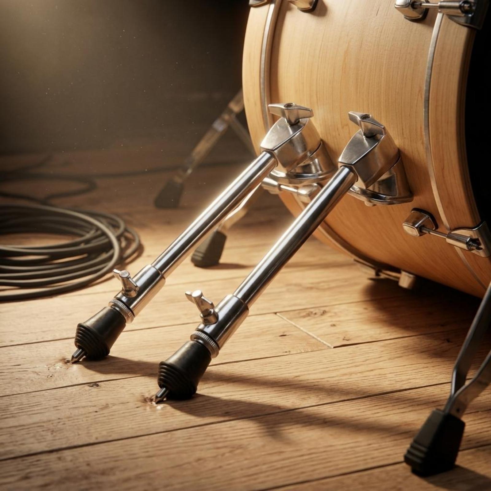 Bass Drum Legs Pair Adjustable - Drum Practice Pad recension och pris