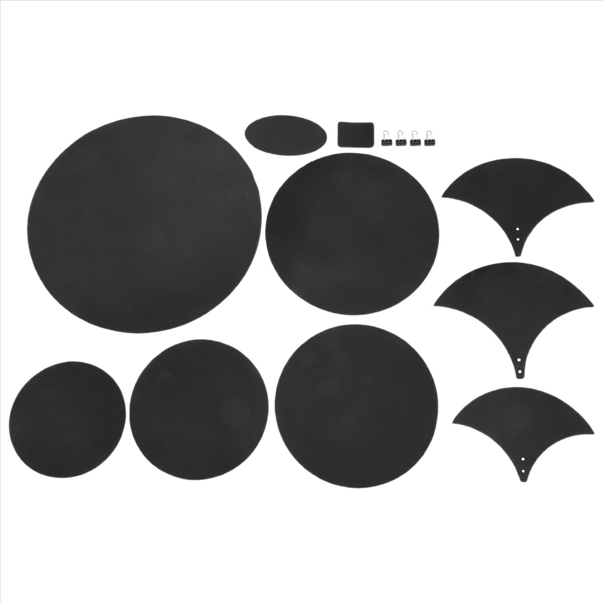 [MEGA SALE]14Pcs/Set Rubber Fo - Drum Practice Pad recension och pris