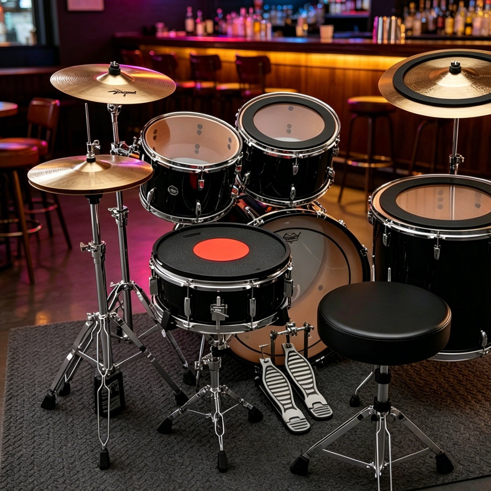 Rubber Drum and Cymbal Mutes N - Drum Practice Pad recension och pris