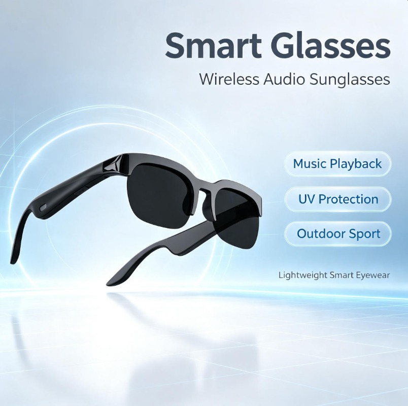 2026 Smart Audio Sunglasses Bl - Audio Music Videos recension och pris