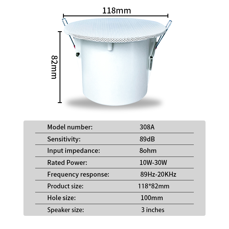 3 inch 8Ohm Surround Sound Spe - Audio Music System For Home recension och pris