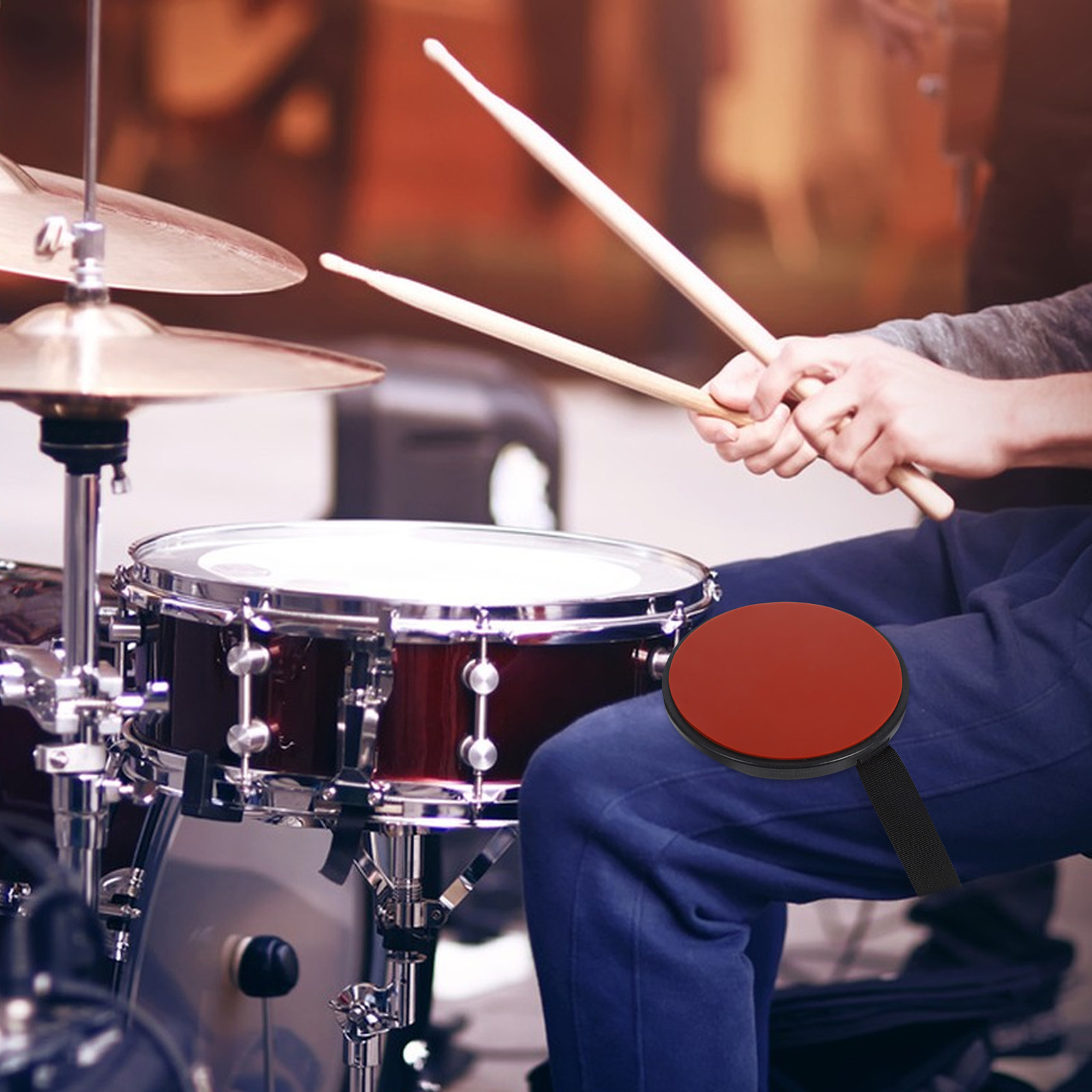 Adjustable Silicone Silent Dru - Drum Practice Pad recension och pris