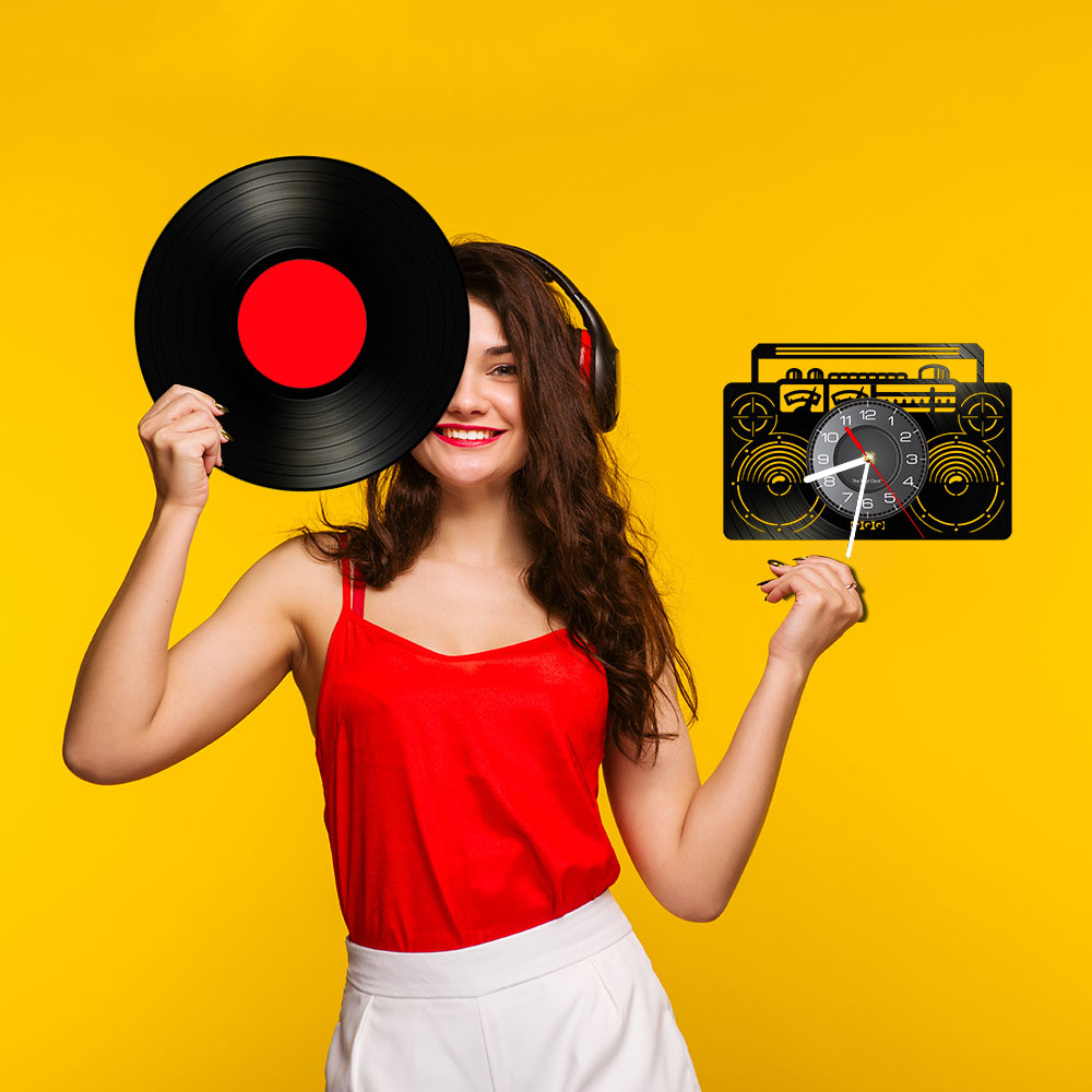 Boombox Radio Vinyl LP Record  - Audio And Music Separate recension och pris