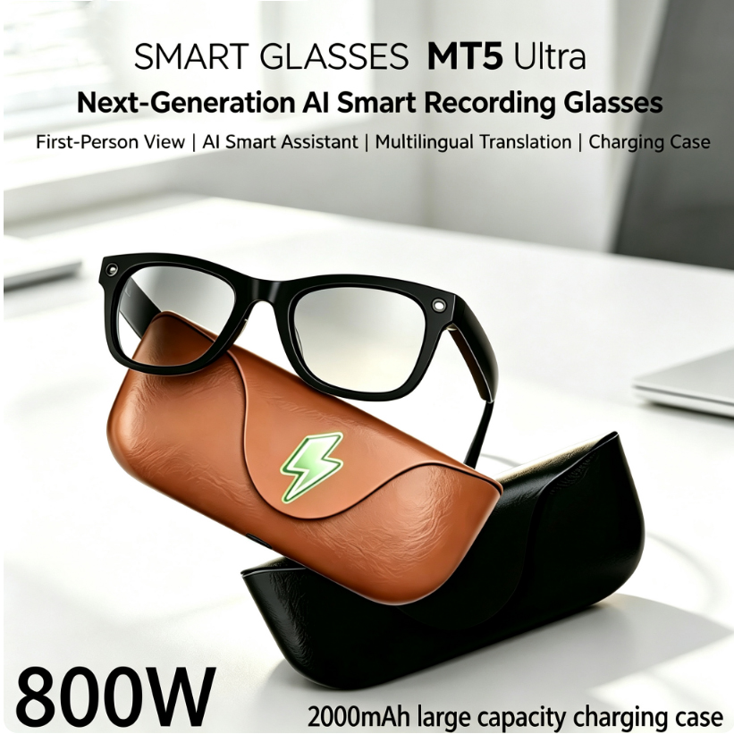 2026 AI smart Glasses HD 800W  - Audio Music Videos recension och pris