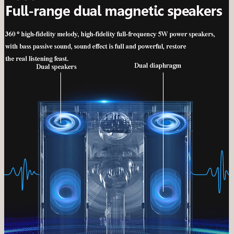 Mini Vintage Bluetooth Speaker - Audio Music System For Home recension och pris