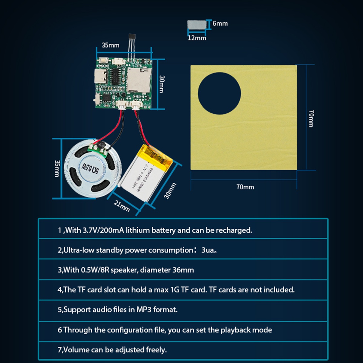 Programmable Sound Recorder Mo - Audio Music Mp3 Download Free recension och pris