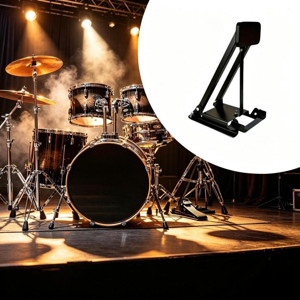 Compact Padded Bass Drum Pract - Drum Practice Pad recension och pris