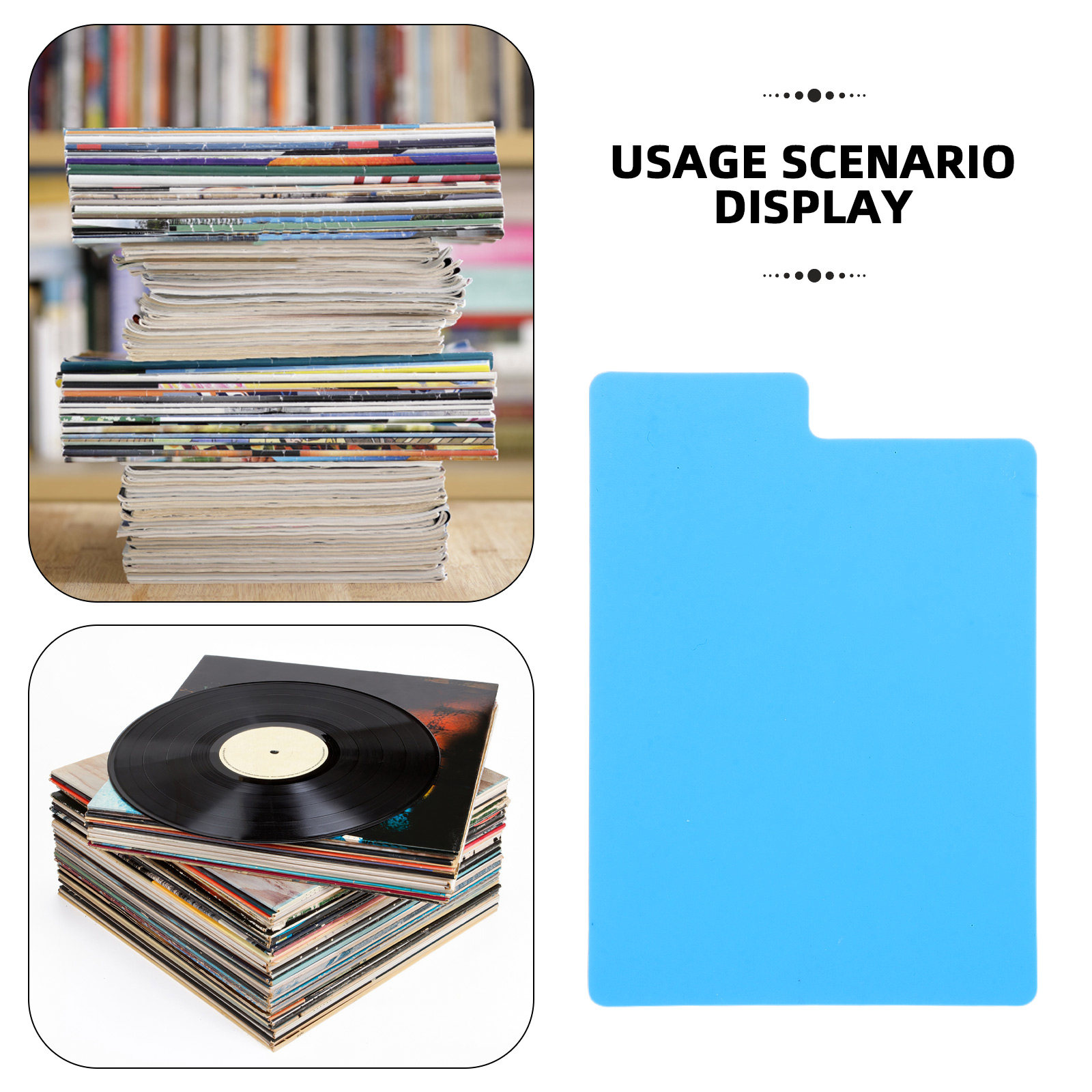 50Pcs Vinyl Record Dividers DI - Audio And Music Separate recension och pris