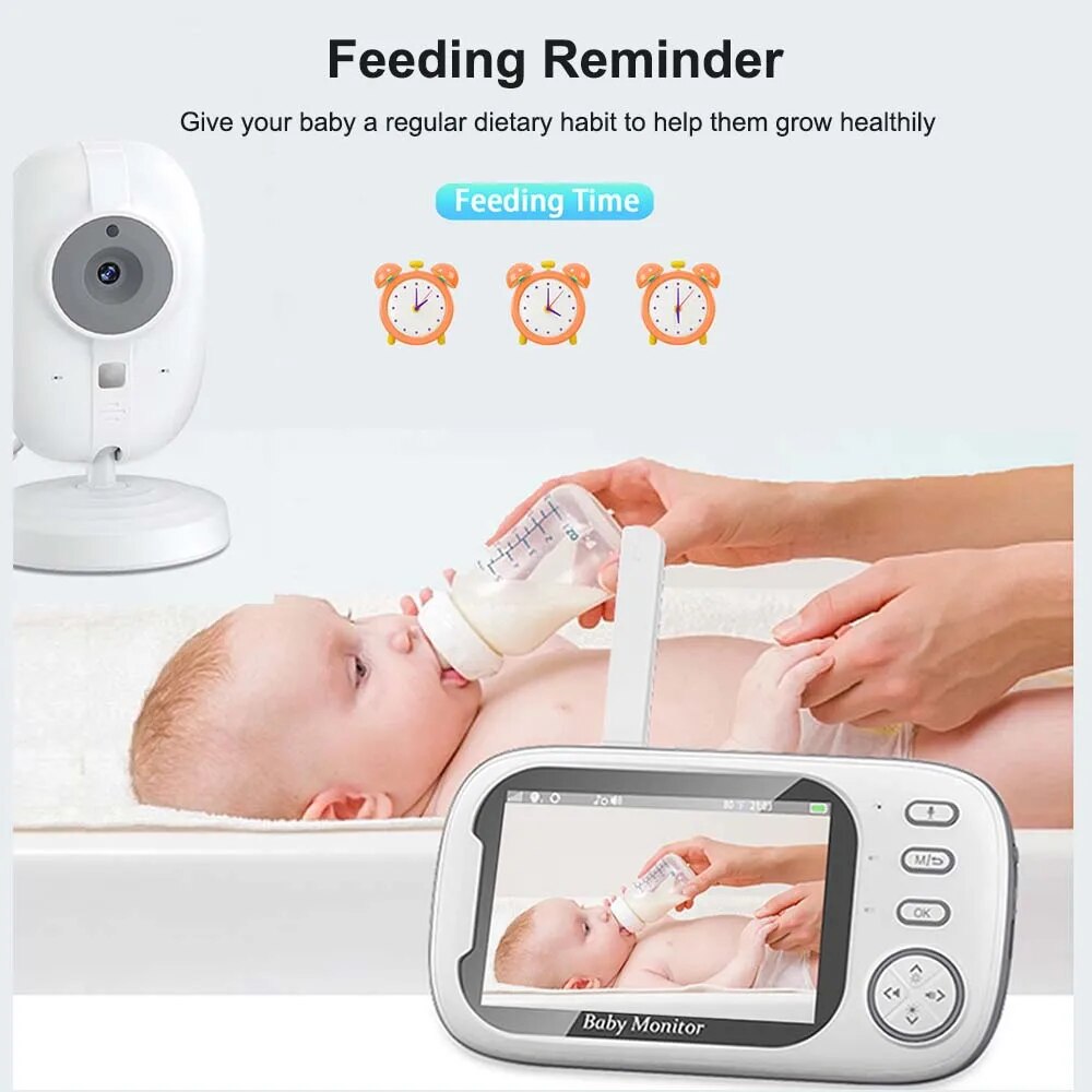 3.5'' Video Baby Monitor 2.4G  - Audio Music Videos recension och pris