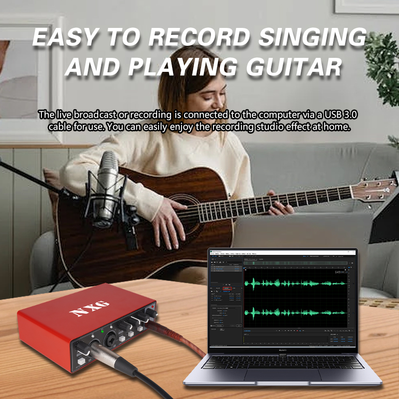 YAMNWEO MD21 Red USB Audio Int - Audio Music Production recension och pris