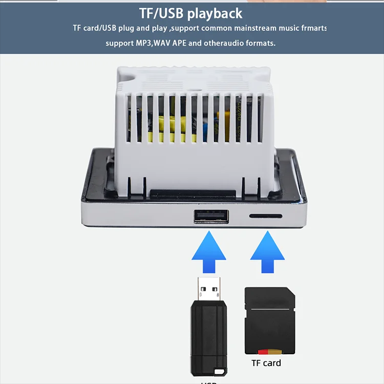 Bluetooth Wall Amplifier Home  - Audio Music System For Home recension och pris
