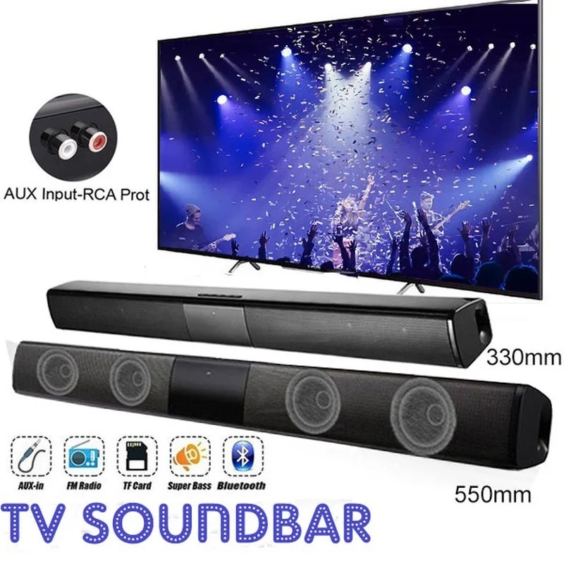 40W High Power Soundbar for TV - Audio Music Generator recension och pris