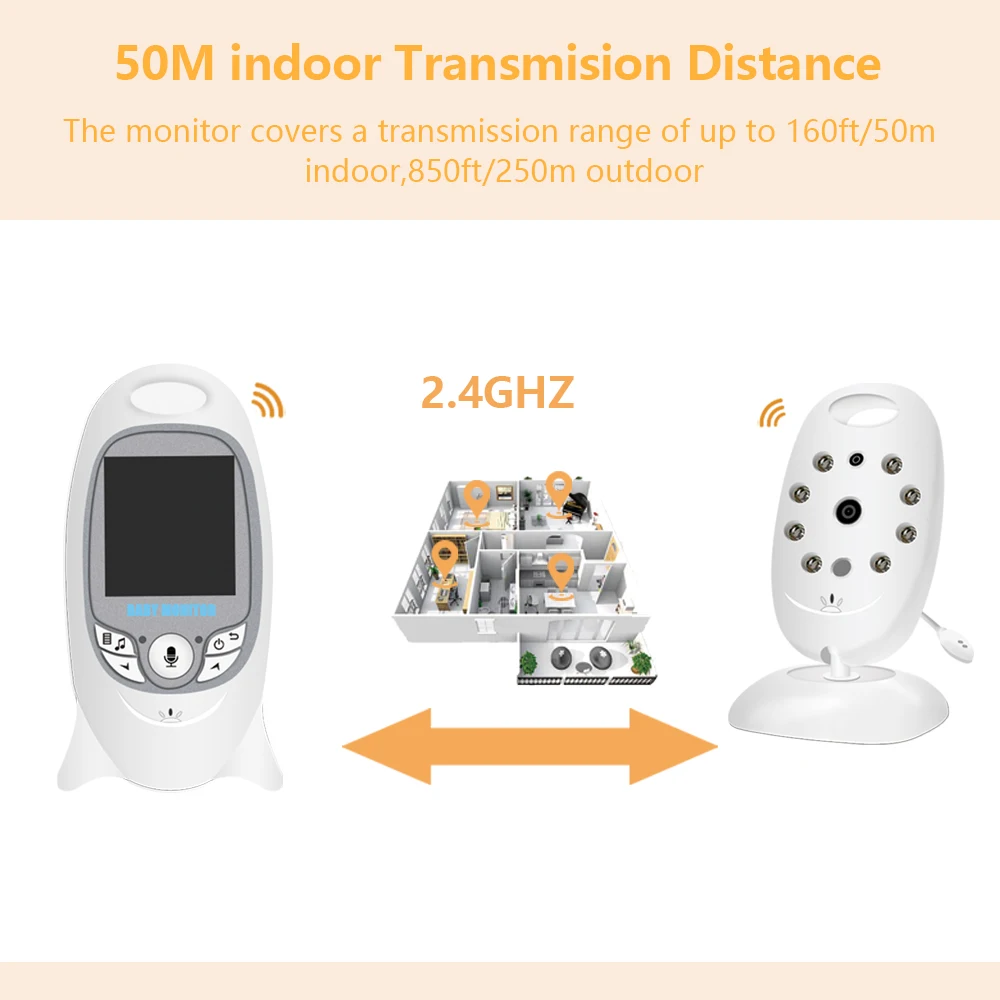 VB601 Electronic Baby Monitor  - Audio Music Videos recension och pris