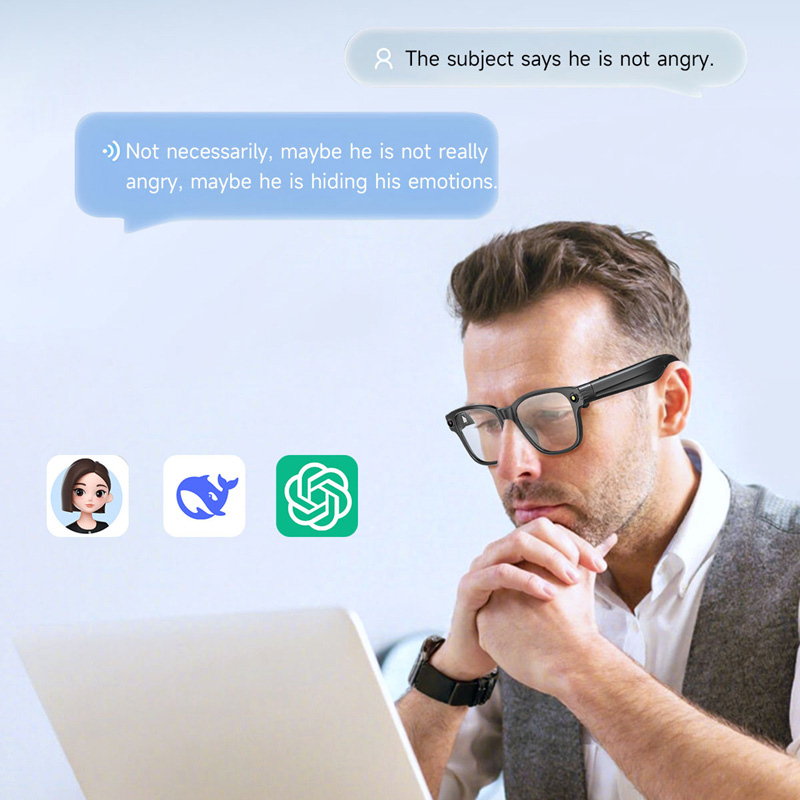 AI Smart Glasses 8 Million Cam - Audio Music Videos recension och pris