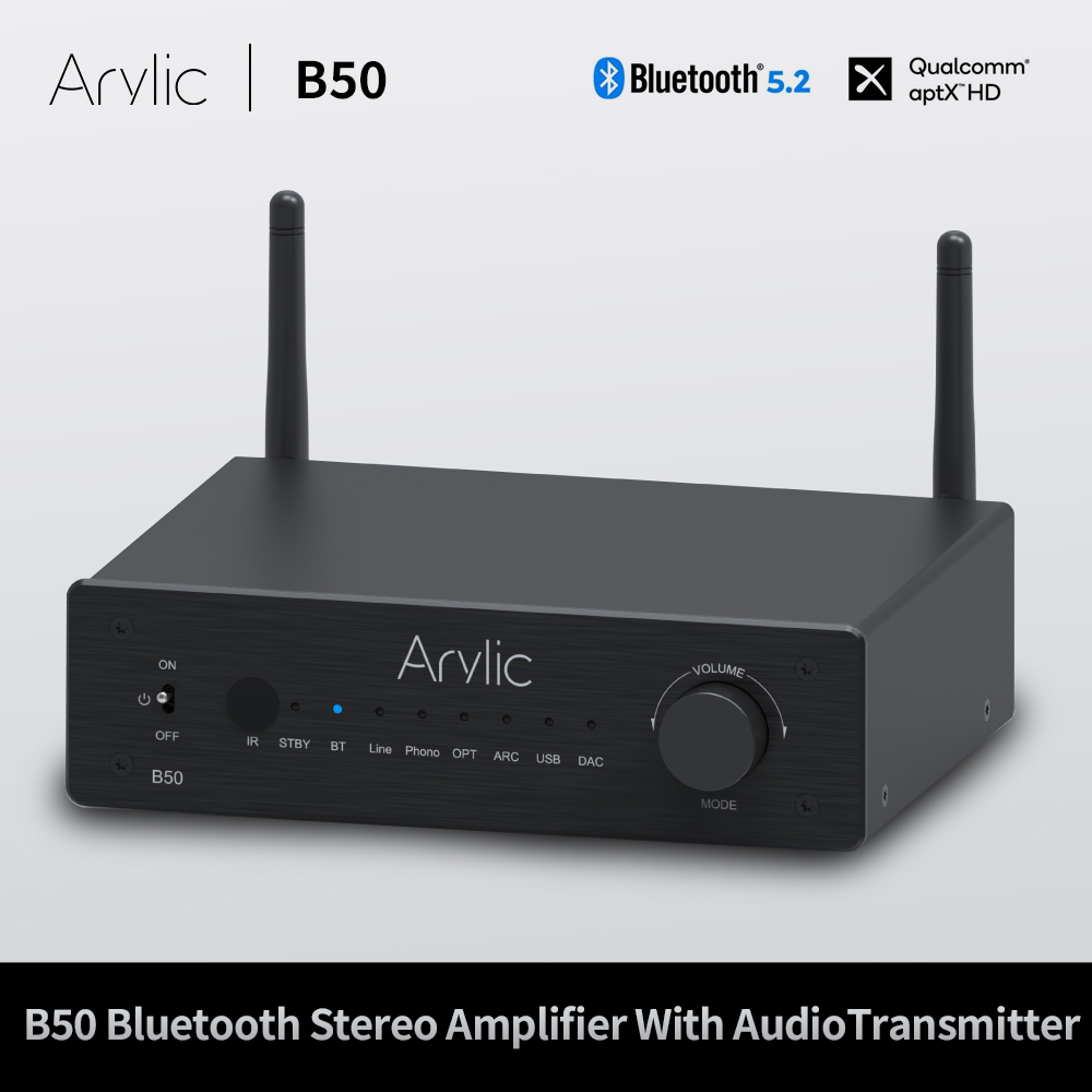 B50 Bluetooth Stereo Amplifier - Audio Music System For Home recension och pris