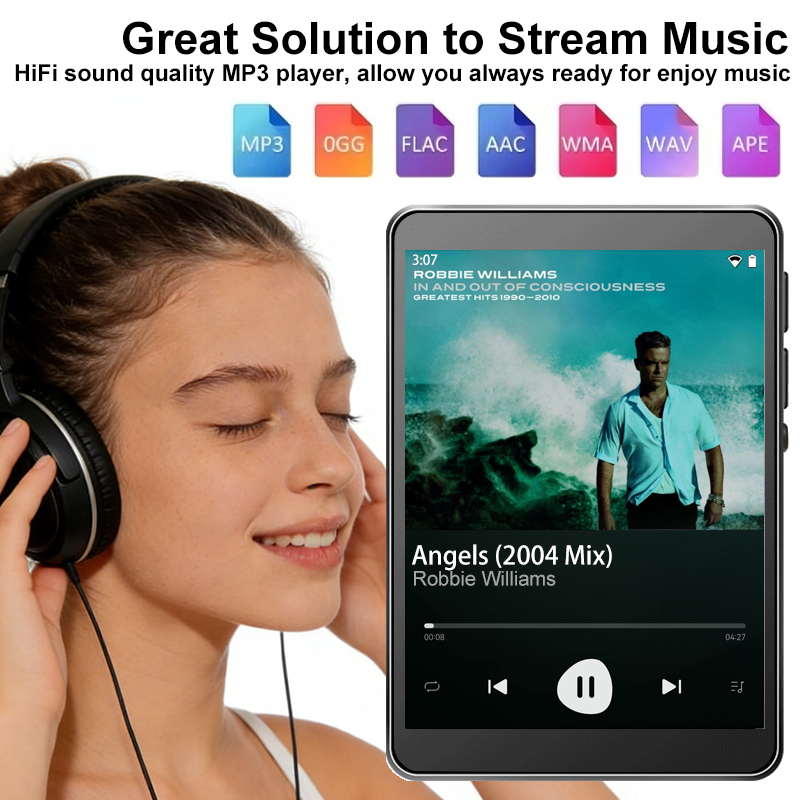 WiFi MP3 Player Andriod 10 Spo - Audio Music Mp3 Download Free recension och pris